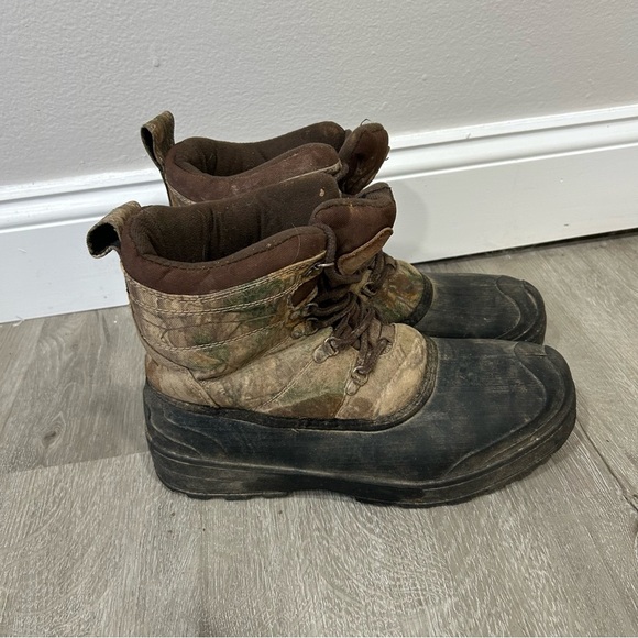 Ozark Trail Men's Hunting Hiking Outdoor Camo Heavy Duty Steel Toe Boots Size 10 - Picture 3 of 7